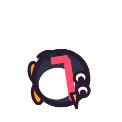 Pinguim Patinador deslizando de barriga